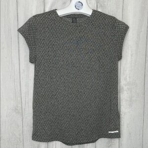 Patagonia Charcoal Heathered Short Sleeve Tee